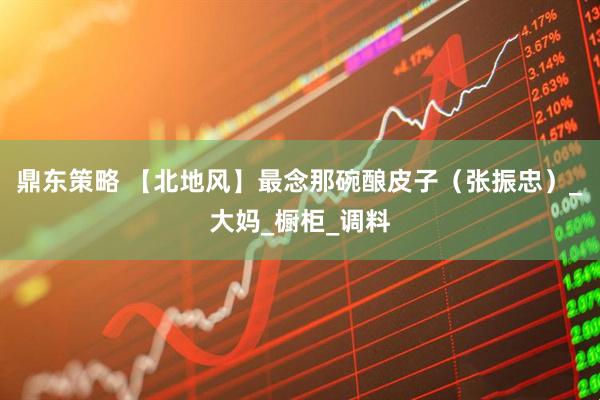 鼎东策略 【北地风】最念那碗酿皮子（张振忠）_大妈_橱柜_调料