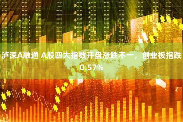 泸深A融通 A股四大指数开盘涨跌不一，创业板指跌0.57%